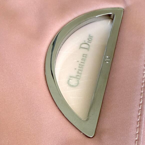 Galliano Christian Dior Maris Pearl Shoulder Bag Pink Blush Y2K Carrie Bradshaw - Picture 3 of 11